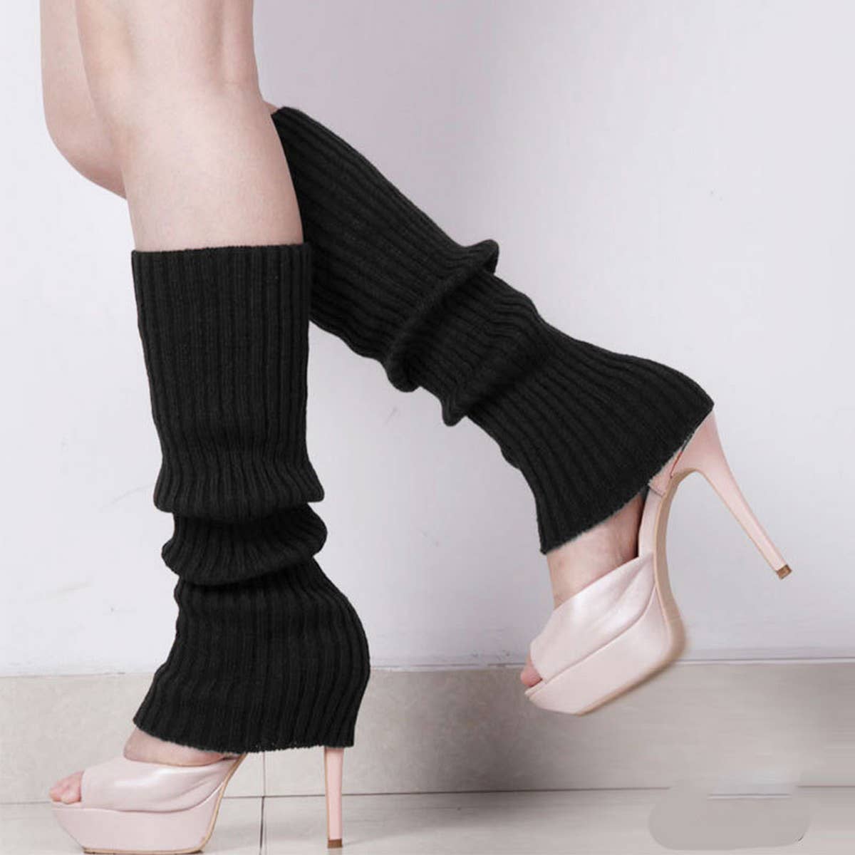 SOLID COLOR KNIT LEGWARMERS_CWMS0306