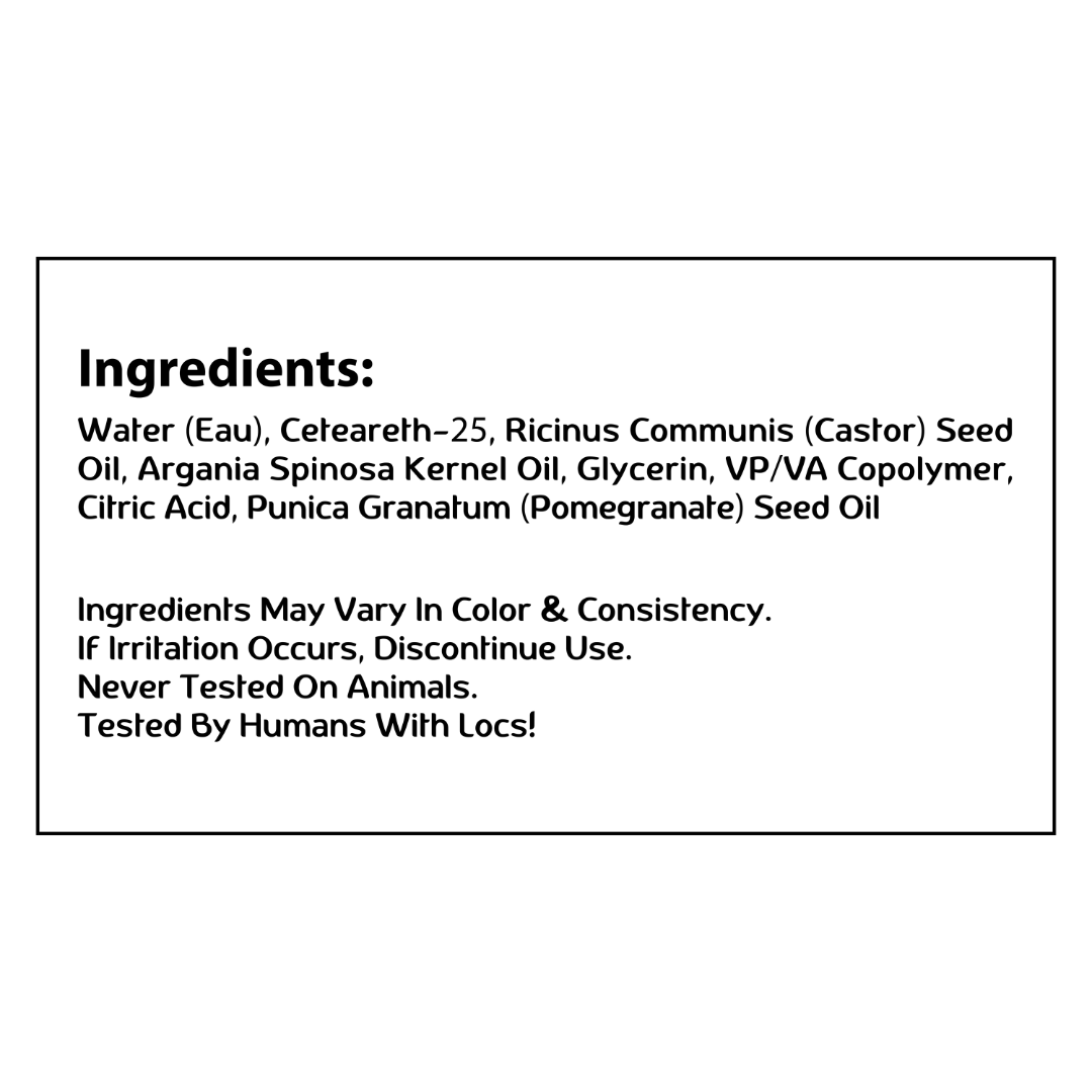 Locs, Braids & Retwisting Firm Hold Gel | 4 oz
