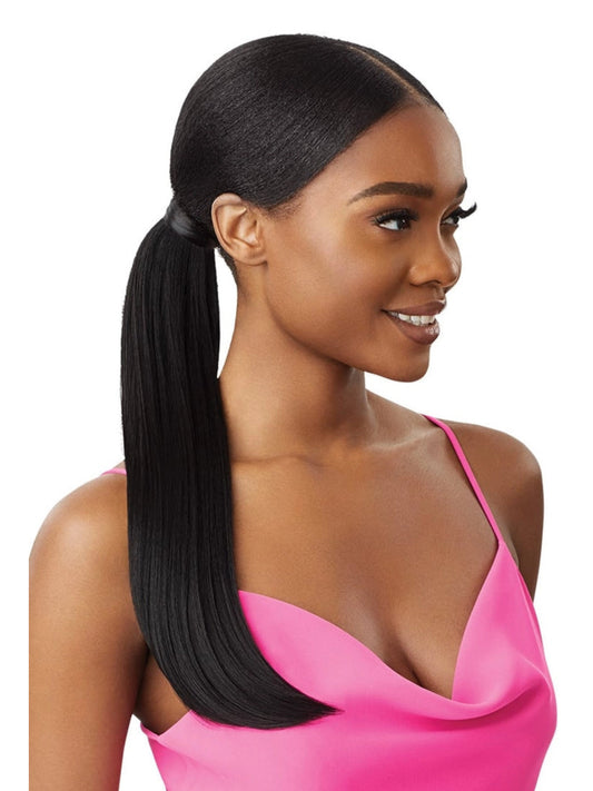 PRETTY QUICK - WRAP PONY - SLEEK STRAIGHT 16"