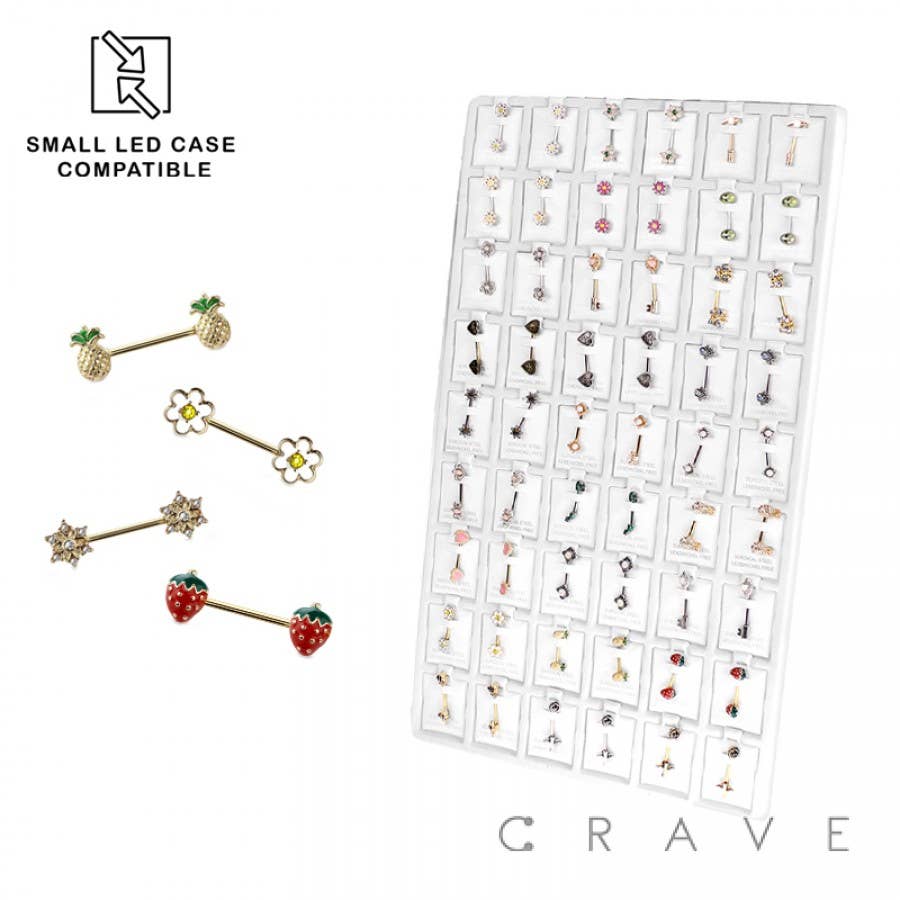 ASSORTED BODY JEWELRY
