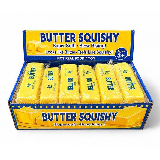 12PCS - Butter Stick Shape Squeeze Squishy Stress Relief Toy