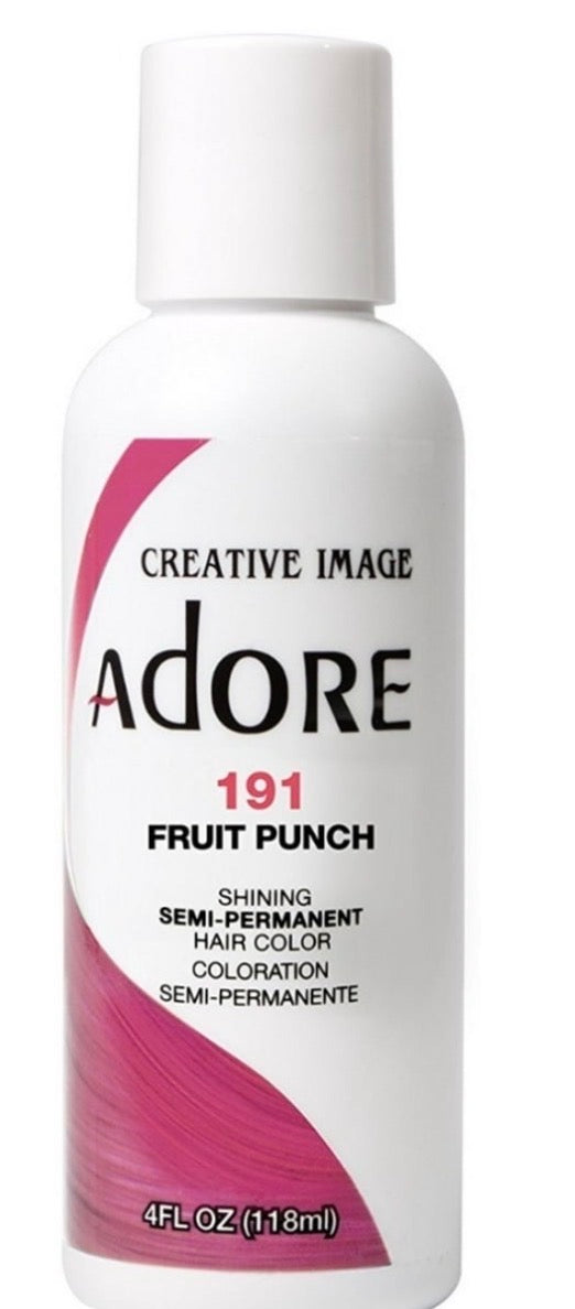 Creative Images Adore Semi-Permanent Haircolor [191], Fruit Punch 4 oz