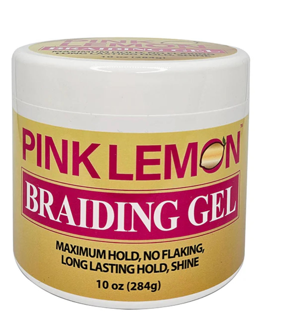 Pink lemon braiding gel