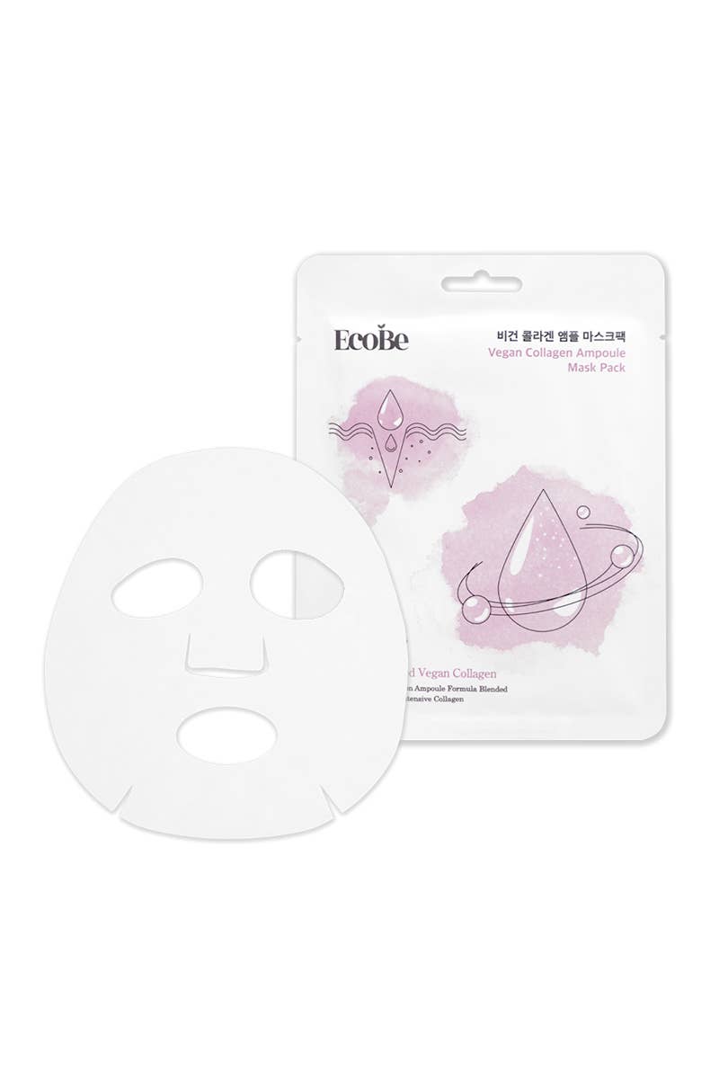 EcoBe Vegan Collagen Ampoule Mask Skin Firming -