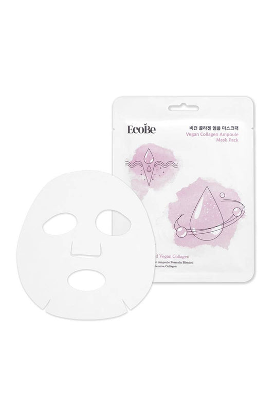 EcoBe Vegan Collagen Ampoule Mask Skin Firming -