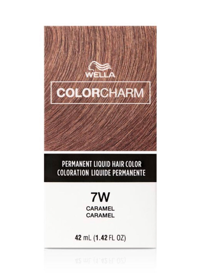 Wella color charm 7W Caramel Permanent Liquid Hair Color