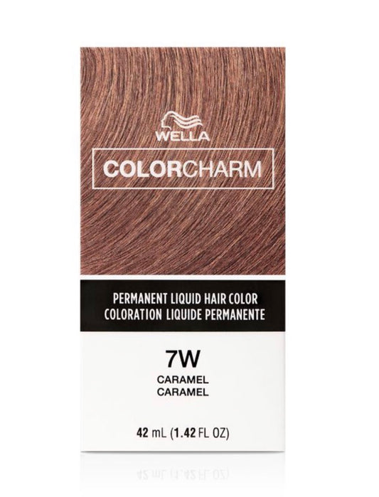 Wella color charm 7W Caramel Permanent Liquid Hair Color