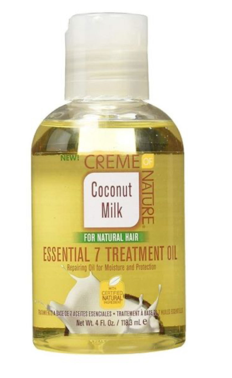 Creme Of Nature Coconut Milk Essential 7 Treatment Oil, 4 Oz.