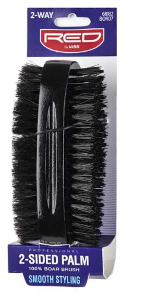 Kiss Red Pro Brush Palm 2-Side Bristles