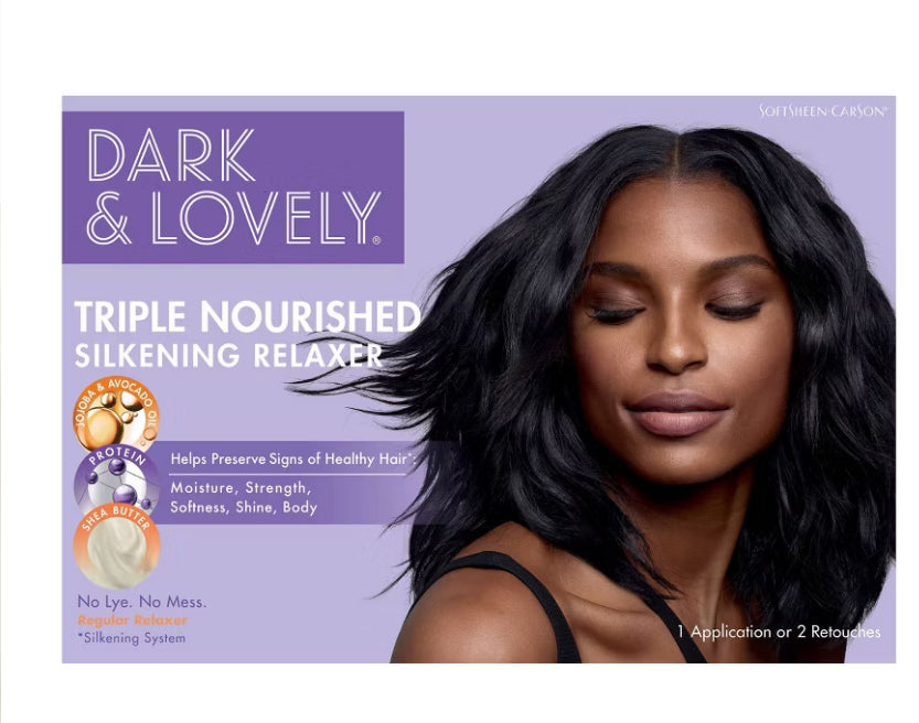 Dark and Lovely Triple Nourished Silkening Relaxer