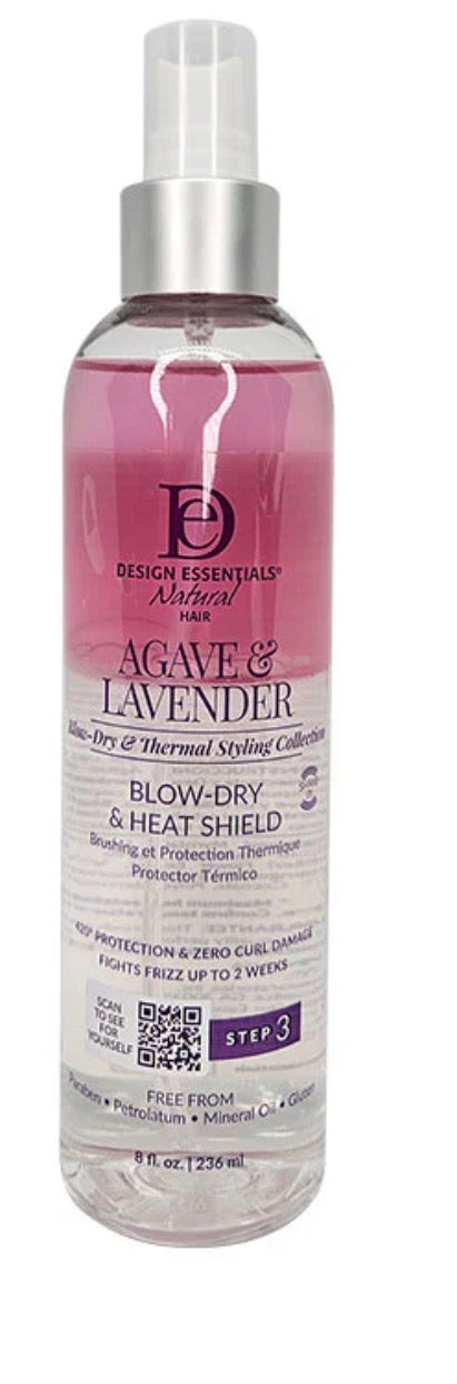 DESIGN NATURAL AGAVE & LAVENDER PRIMER (BLOW-DRY & HEAT SHIELD) (STEP 3