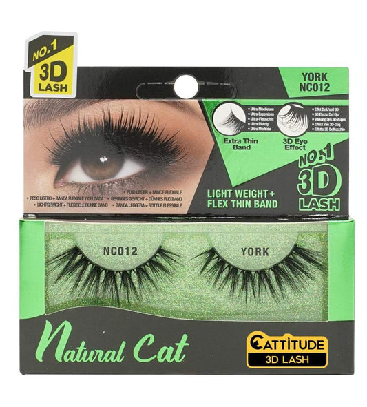 Ebin New York Natural Cat 3D Eye Lashes-York