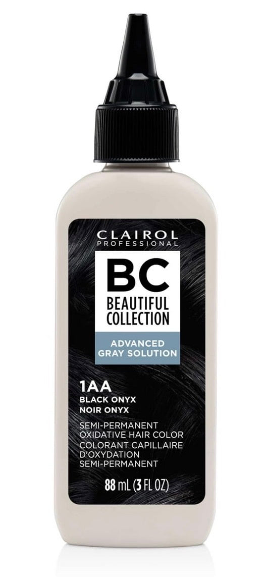 Clairol Professional Advanced Gray Solutions Semi-Permanent Hair Color, #1Aa Black Onyx, 3 oz