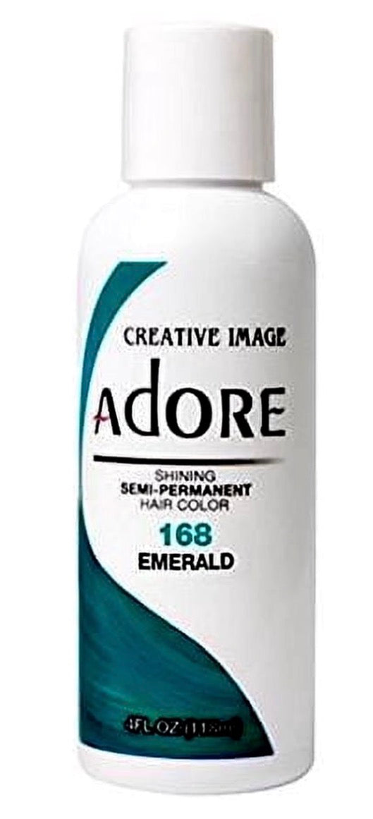 Creative Images Systems Adore Semi-Permanent Haircolor, [168] Emerald 4 oz