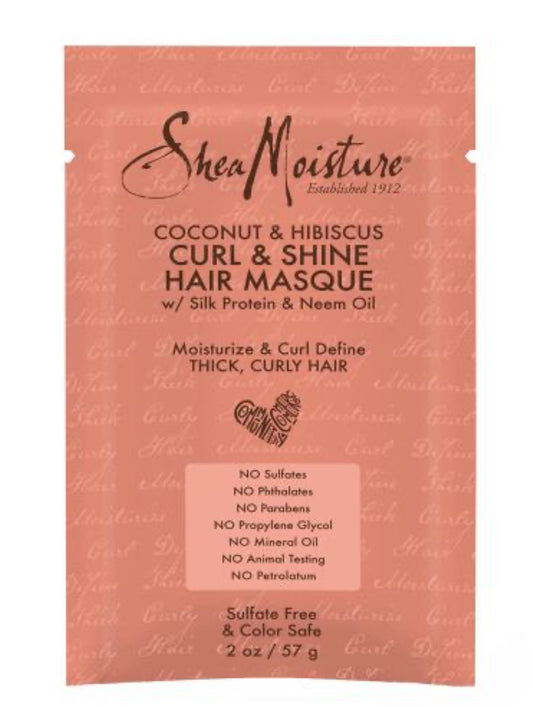 Shea Moisture Coconut n Hibiscus Curl n Shine Hair Mask 2oz