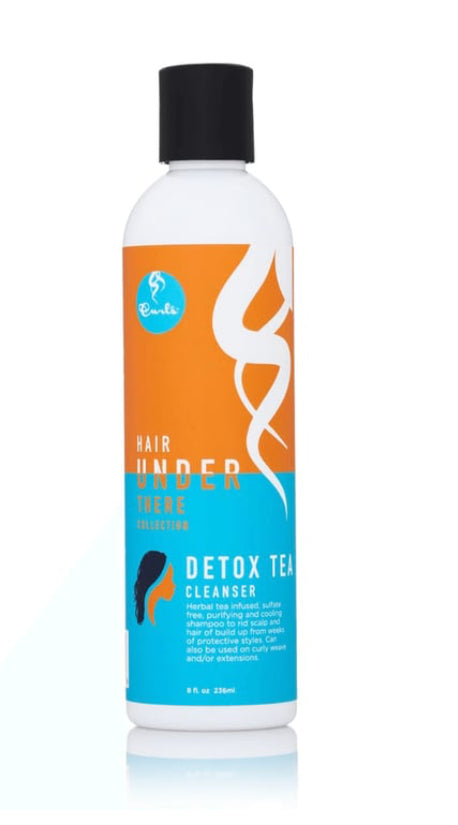 Curls Hair Under There Detox Tea Cleansing Shampoo, 8 Oz.