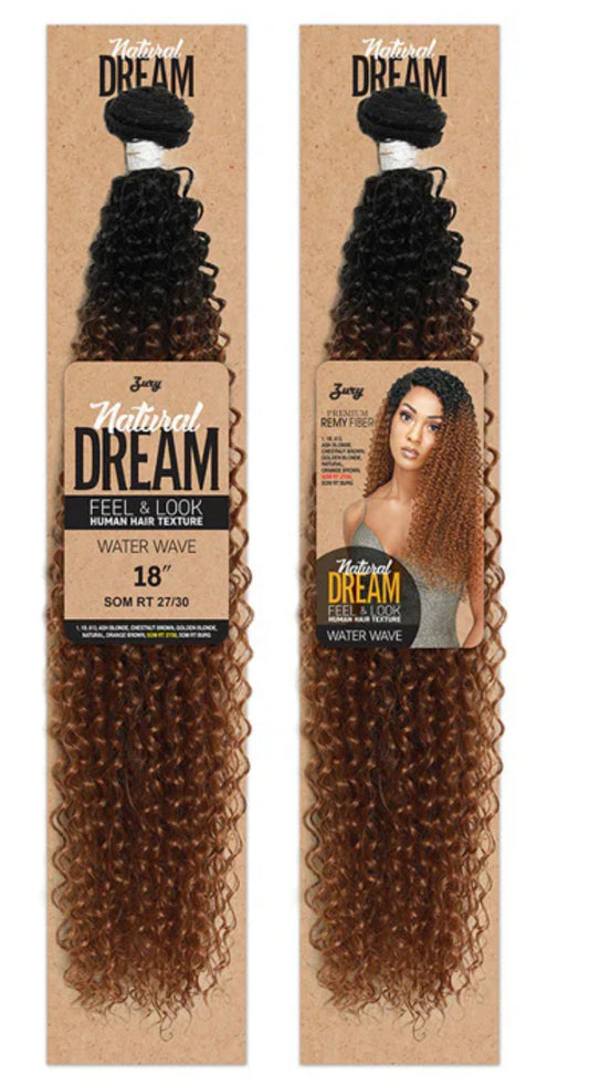 Natural dream water wave 18” #1b