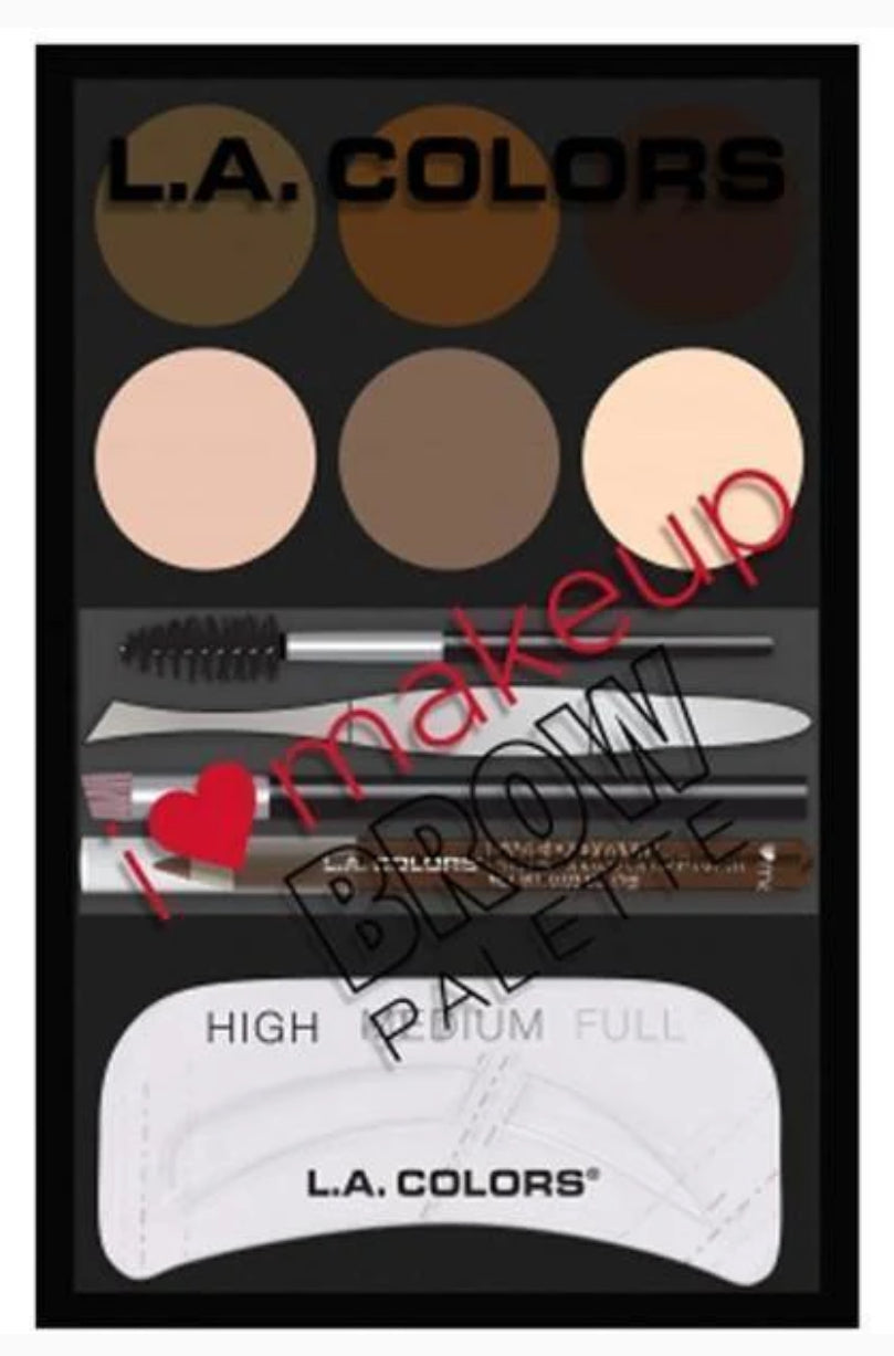 L.A. COLORS I HEART MAKEUP BROW PALETTE