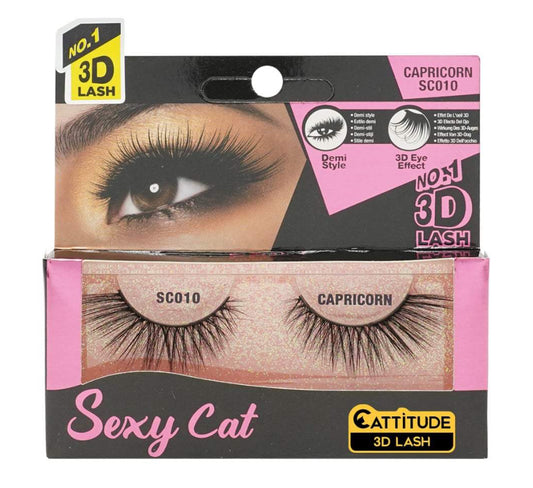 Ebin New York Sexy Cat 3D Eye Lashes-Capricorn