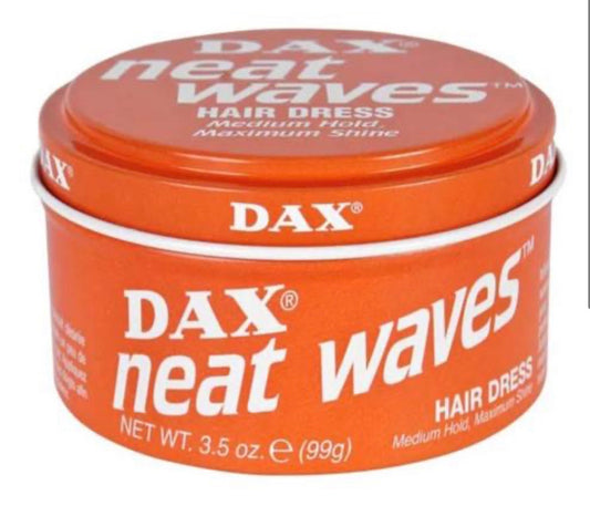Dax Neat Waves Hair Dress Medium Hold 3.5oz/ 99g