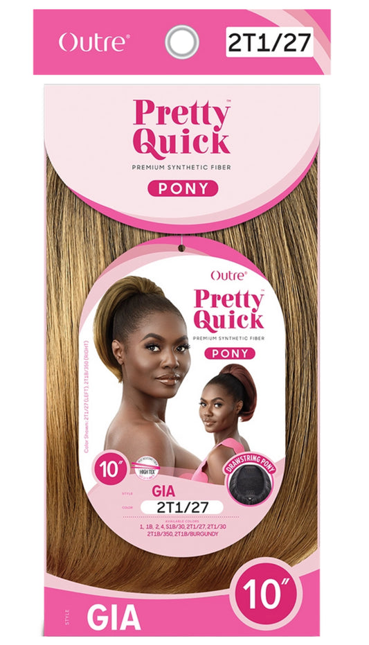 Outre Pretty Quick Drawstring Pony Gia
