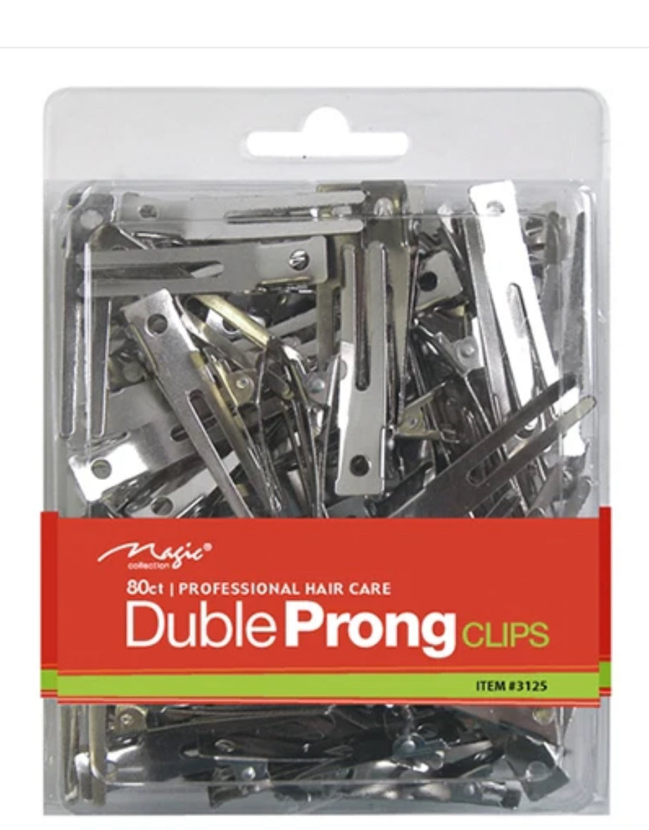 Double prong clips 80ct