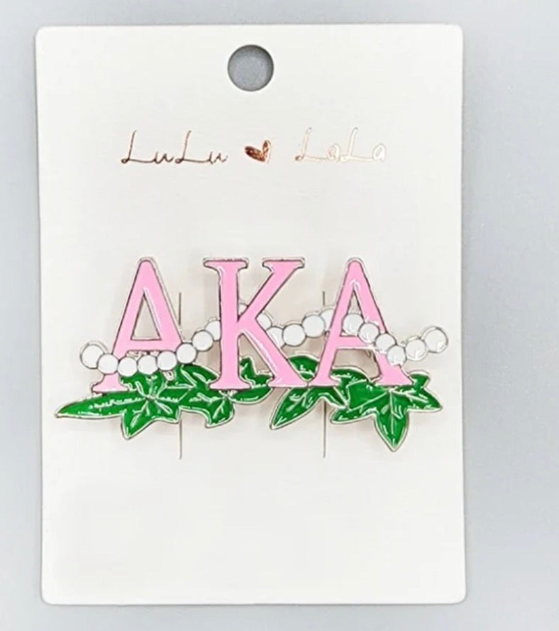 Sorority brooch pin