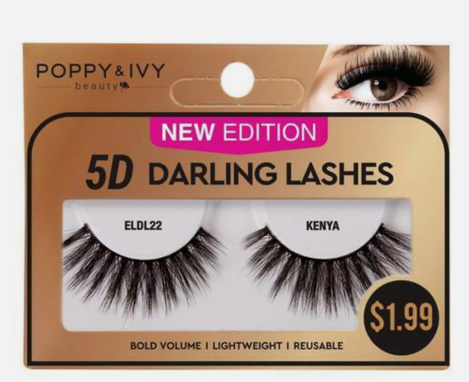 Poppy & Ivy 5D Darling Lashes || Kenya