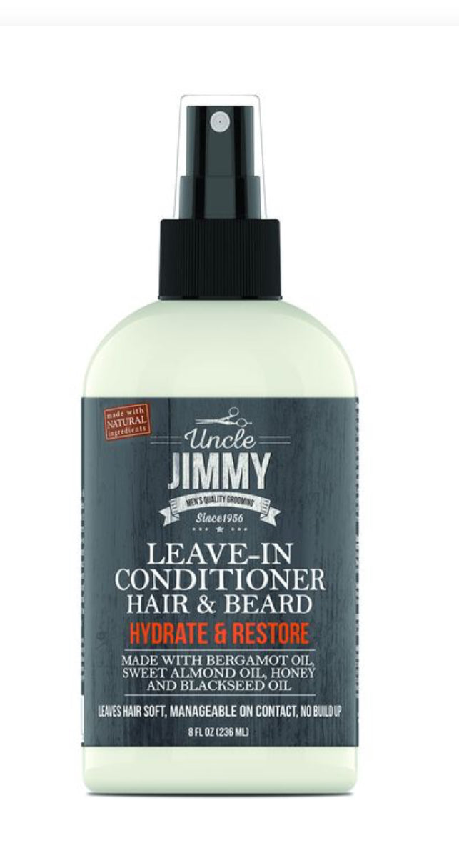 Uncle Jimmy Hair & Beard Leave-in Conditioner Hydrate & Restore
