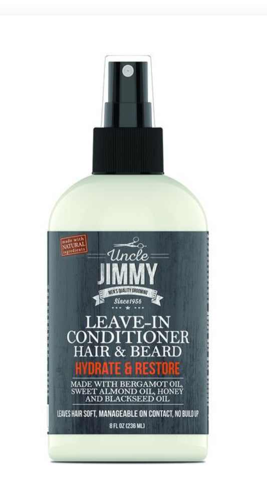 Uncle Jimmy Hair & Beard Leave-in Conditioner Hydrate & Restore