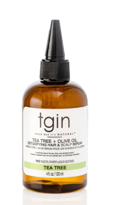 Tea Tree + Olive Oil Detoxifying Hair & Scalp Serum