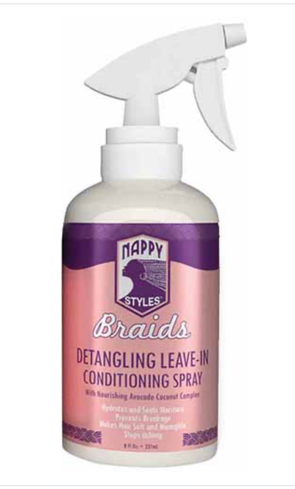 NAPPY STYLES BRAIDS DETANGLING LEAVE IN SPRAY