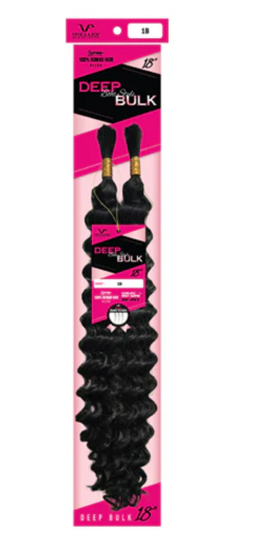 Vivica Fox Boho Style Human Hair Blend Deep Bulk 18"