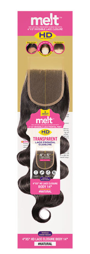 Janet melt 2x6 body wave closure