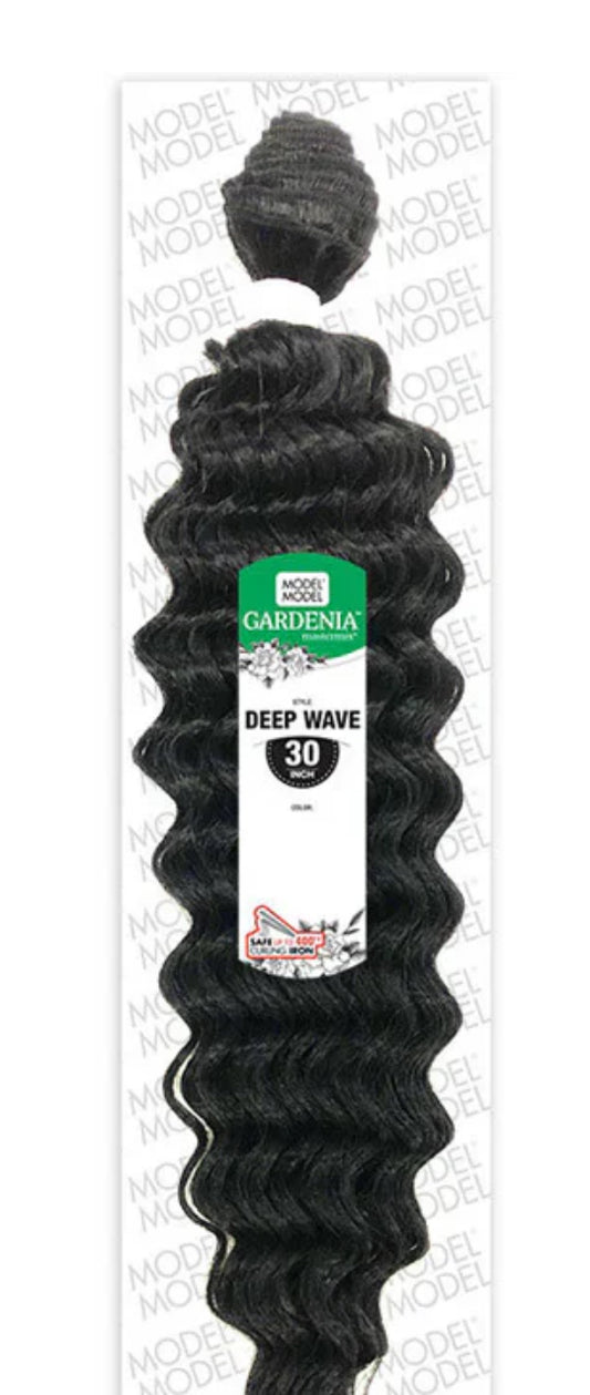 Model Model Gardenia Deep Wave Synthetic Hair Bundle 30” #2