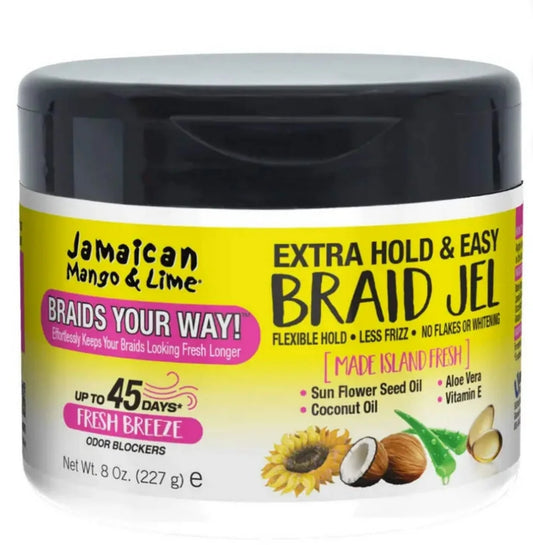Jamaican Mango  Lime - Braid Your Way - Braid Jel - 8 oz