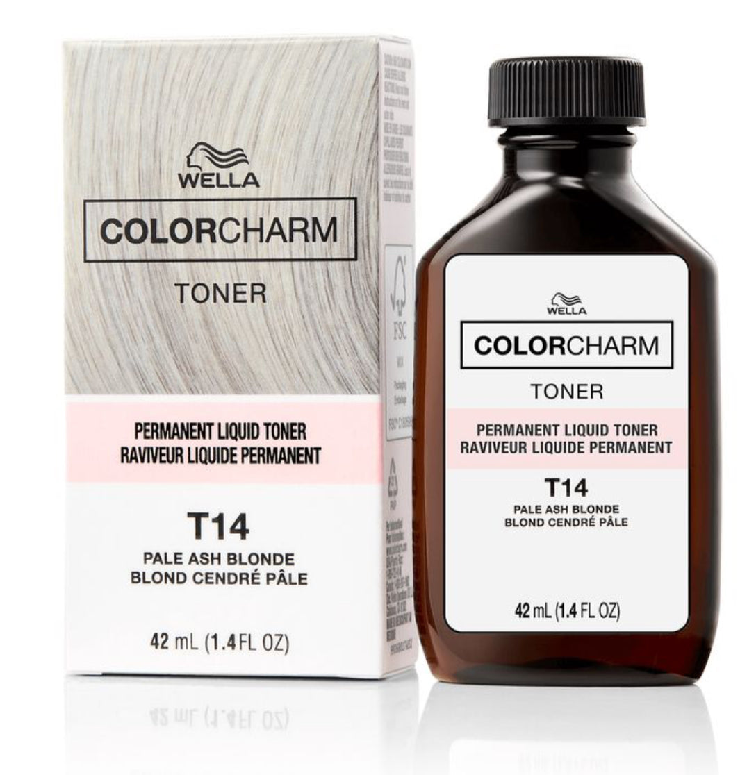 Color charm by Wella Pale Ash Blonde Permanent Liquid Toner