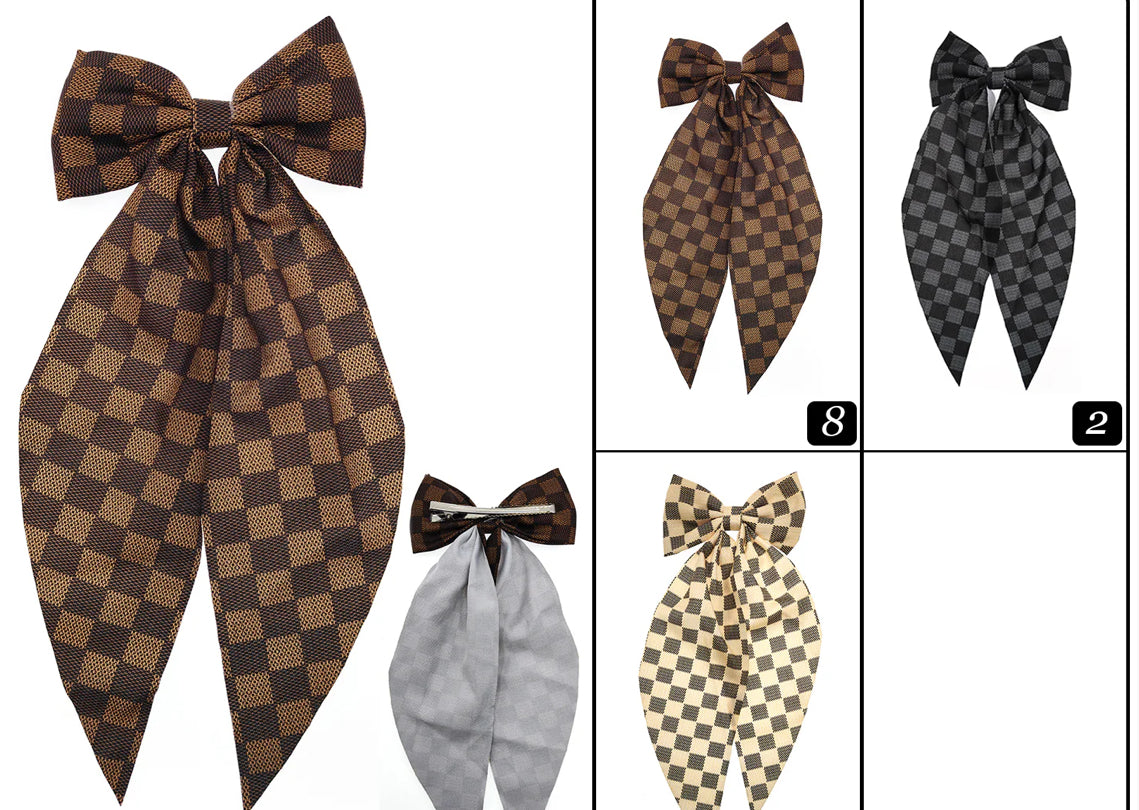 Designer Long hair bow