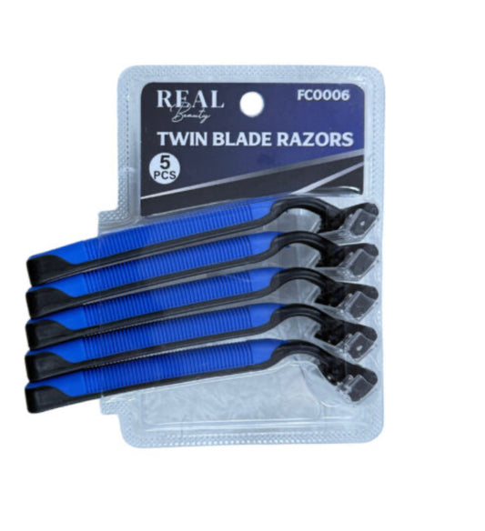 5 piece twin razor blade