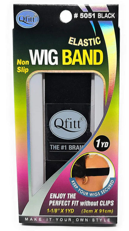 Elastic wig band-black