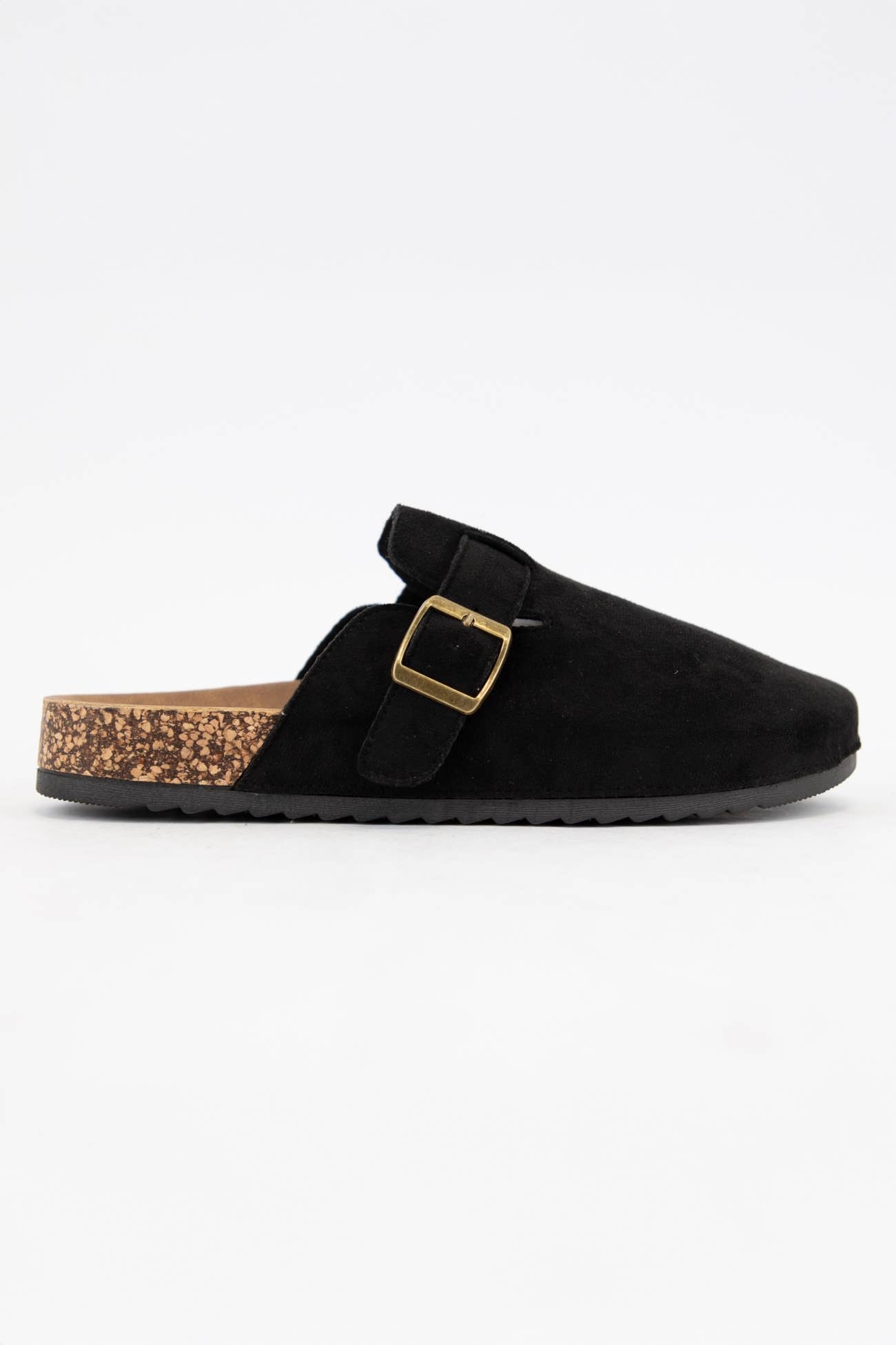 BENSON-3 SOFT SLIP-ON COMFORT CORK CLOG SANDALS