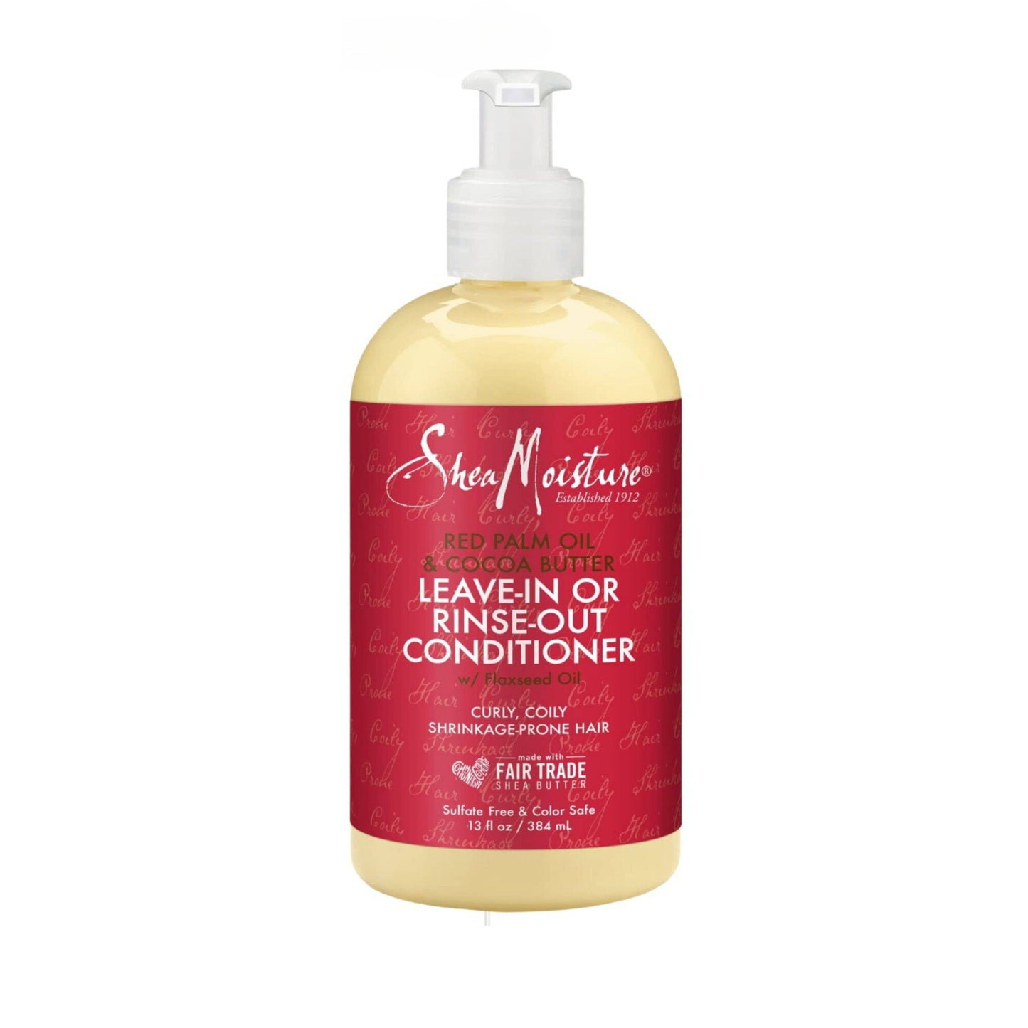 Shea Moisture  Leave In Or Rinse Out Conditioner for Curly Hair, Red Palm Oil & Cocoa Butter, 13 Oz.