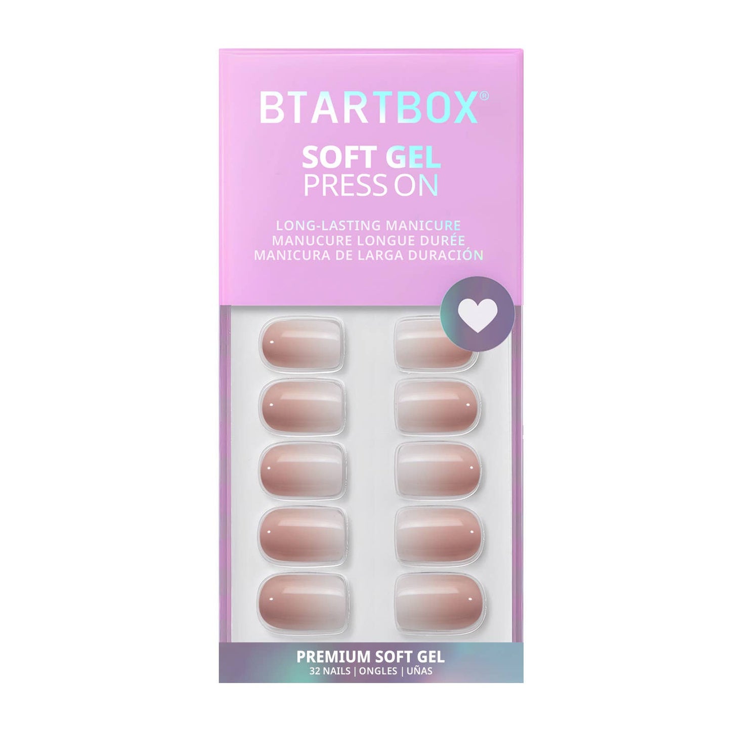 Press On Nails for Dark Skin Tone- Nude Fake Nails for Women