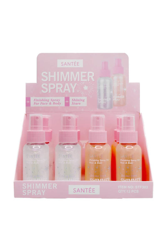 SANTEE STF303 Shining Stars Shimmer Finishing Spray - 12 pcs
