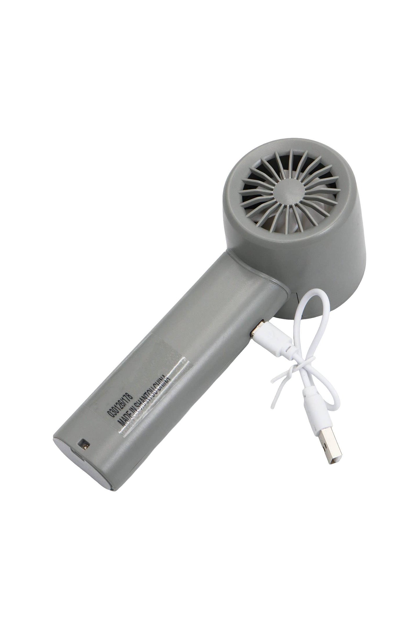 Compact Handheld Tabletop Electric Fan w/ Digital Display