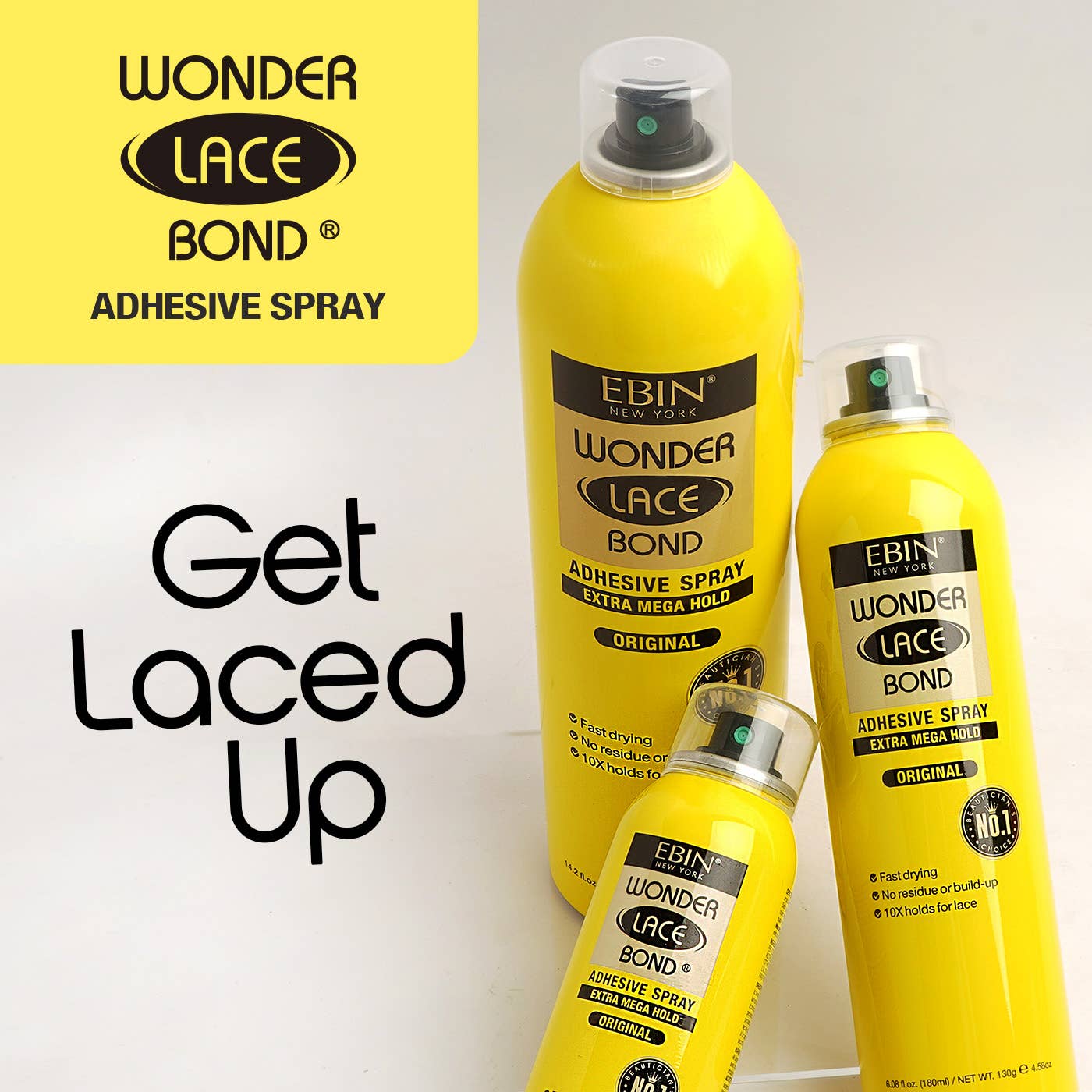 Wonder Lace Bond Wig Adhesive Spray - Extra Mega Hold