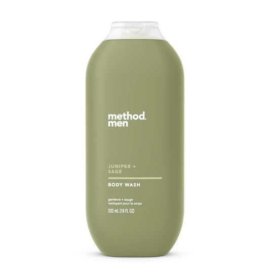 Method Men Body Wash, Juniper + Sage, Paraben and Phthalate Free, 18 fl oz