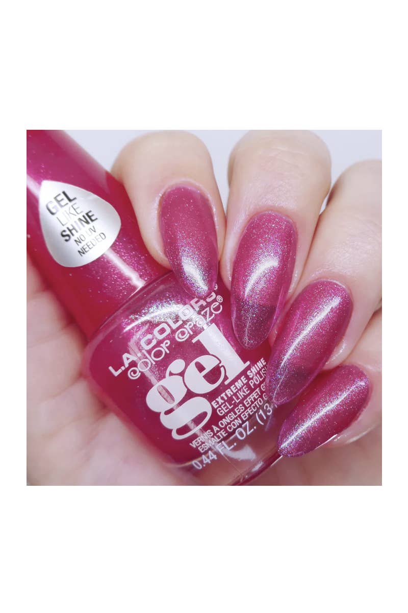 LA Colors CNL648 Off Limits Pink Please Nail Polish -