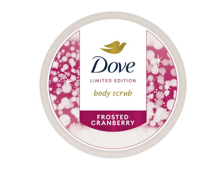 Dove Limited Edition Body Scrub, Frosted Cranberry, 3.5 oz