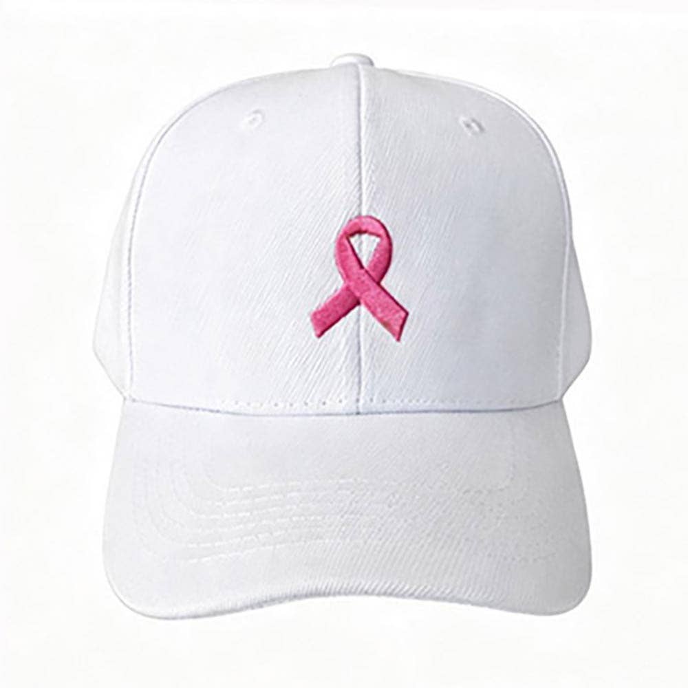 Pink Ribbon Awareness Embroidered Baseball Cap